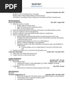 Sarah Herr Resume