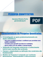 Pesquisa QUANTITATIVA