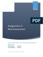 Assignment 4: Risk Assessment: Ct3101 Basisapsecten Projectmanagement Group 9B