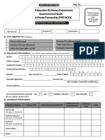 Application Form For BPS-12 & Above Positions at SELD (PPP) NODE