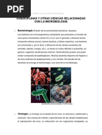 Ciencias Relacionadas Con La Microbiologia