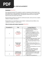 Organization and Management (ABM) : (Drop Down)