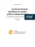 Nuevas Formas de Hacer Periodismo