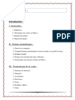 Rapport de Projet Routier