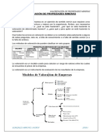 Metodos de Valoracion de Empresas Mineras