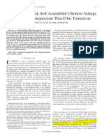 2010 One-Shadow-Mask Self-Assembled Ultralow-Voltage Coplanar Homojunction Thin-Film Transistors