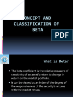 Concept and Classification of Beta