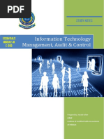 Information Technoloyg Management - Audit & Control