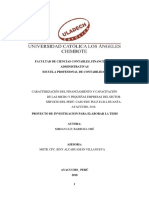 Caracterizacion de Las Mypes Del Sector Servicios Del Perúcaso Edu Pluz E.I.R.L Huanta-Ayacucho, 2018