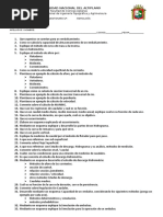 Cuestionario 2º Hidrologia