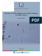 Survey of Timber Marks and Fabric Analysis On HMS Victory