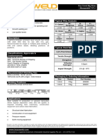 Key Facts Typical Wire Analysis: - Bossweld 71T-1