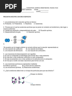 Evaluacion Clases Reacciones Quimicas