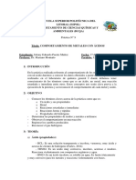 Práctica 9 Comportamiento de Metales Con Acidos