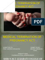 Medical Termination of Pregnancy Act