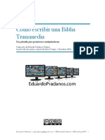 Biblia Transmedia - Eduardo Pradanos - REVISADA Y SUBRAYADA