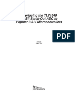 Interfacing The TLV1549 10-Bit Serial-Out ADC To Popular 3.3-V Microcontrollers