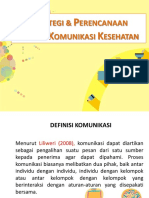 (Komunikasi) STrategi Dan Perencanaan Komkes