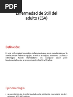 Enfermedad de Still Del Adulto (ESA)