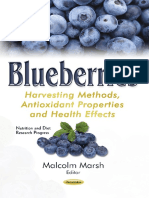 Blueberries Harvesting Methods, Antioxidant Properties and Health Effects