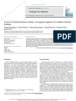 A Case of Urethrocutaneous Fistula A Forgotten Segment of A Broken Urethral