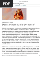 Deus A Chamou de "Princesa"