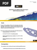 Additive Manufacturing Applications in ANSYS Mechanical R19.1 - Presentation