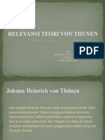 Relevansi Teori Von Thunen