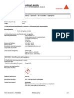 MSDS Fabuloso Lavanda