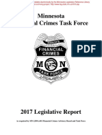 Minnesota Financial Crimes Task Force Legislative Report 2017