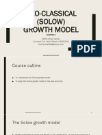 Neo-Classical (Solow) Growth Model: Mohd Khairi Ismail Universiti Tun Abdul Razak (UNIRAZAK)