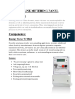 132KV 2 Line Metering Panel