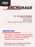 Anchorage in Orthodontics