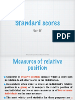 Standard Scores