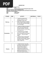 Passive Voice Lesson Plan