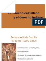 03 El Derecho Castellano y El Derecho Indiano