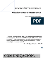 Comunicación, Expresión y Lenguaje.