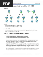 1.2.1.7 Packet Tracer - Compare 2960 and 3560 Switches