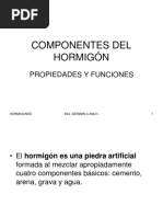 Clase 2 Componentes Del Hormigón