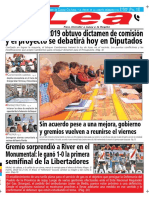 Periódico Lea Miércoles 23 de Octubre Del 2018