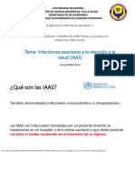 Infecciones Asociadas A La Atención de La Salud (IAAS)