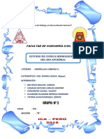 TRABAJO DE HIDRAULICA Cuencas Apurimac