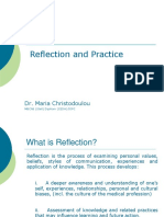 Reflection and Practice: Dr. Maria Christodoulou