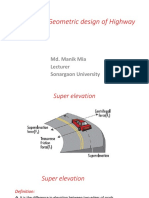 L-3 Passing Sight Distance and Superelevation