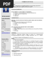 Curriculum Vitae:: Diploma - State Council of Tecnical Education and Vocational Training