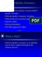 Software Quality Assurance - Outline