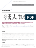 Arte Rupestre Pictogramas e Ideogramas Historia de La Escritura