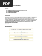 Title: Media and Inoculum Preparation: Objective