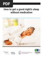 How To Get A Good Night's Sleep Without Medication