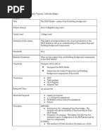 Siop Lesson Plan